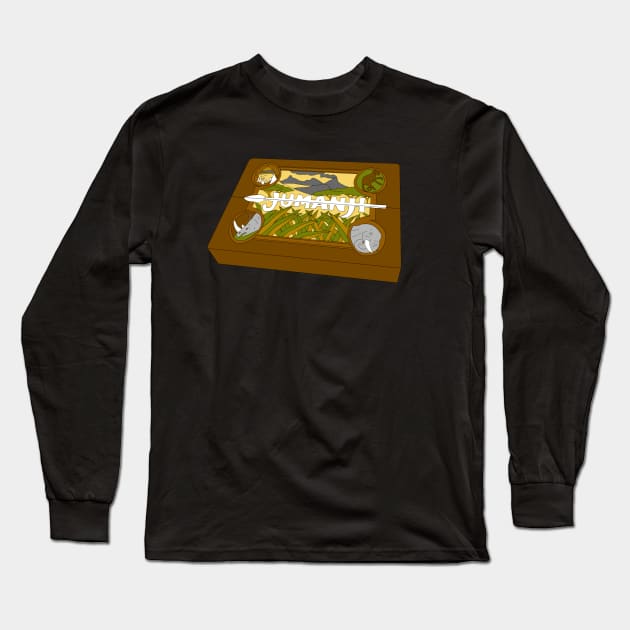 Jumanji Long Sleeve T-Shirt by VideoNasties